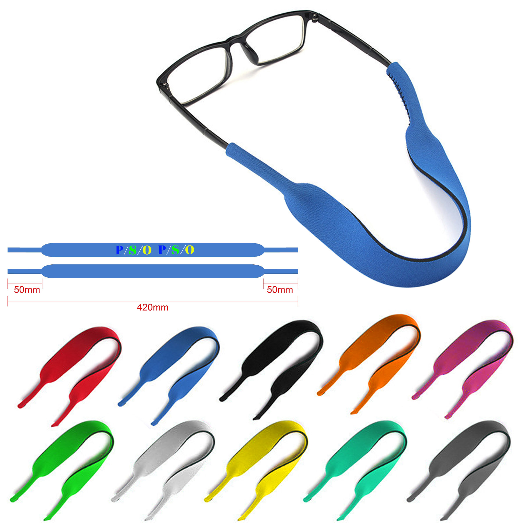 FlyFlyPromos - Neoprene Glasses Band Sunglasses Strap Image 1 - Promotional Product